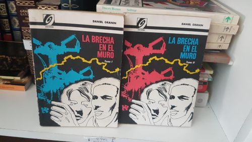 Portada do libro de La brecha en el muro. Daniil Granin. 2 tomos