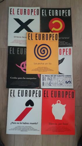 Portada do libro de Revista El Europeo 
7 Números (42, 44-49)