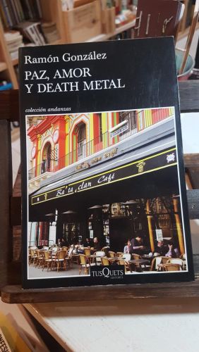 Portada do libro de Paz, amor y death metal