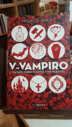Portada do libro de V de vampiro