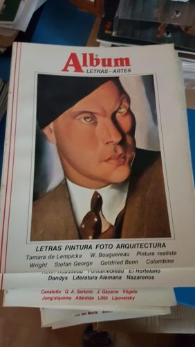 Portada do libro de Lote 40 revistas Album letras - artes