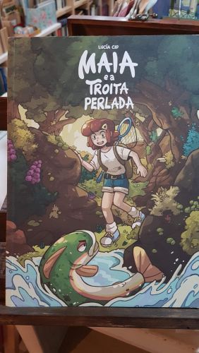 Portada do libro de MAIA E A TROITA PERLADA