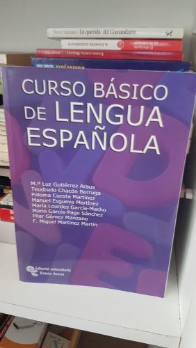 Portada do libro de Curso básico de Lengua Española