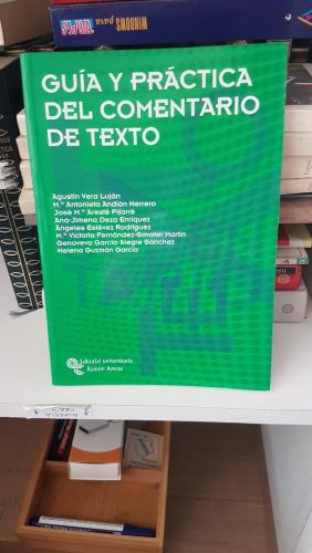 Portada do libro de Guía y práctica del comentario de texto