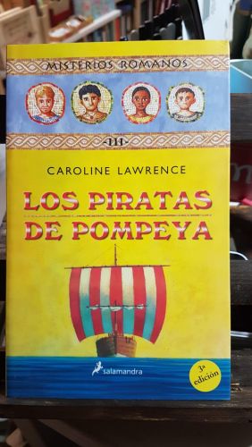 Portada do libro de Los piratas de Pompeya (Misterios romanos 3)