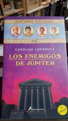 Portada do libro de Los enemigos de Júpiter (Misterios romanos 7)