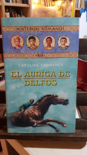 Portada do libro de El auriga de Delfos (Misterios romanos 12)