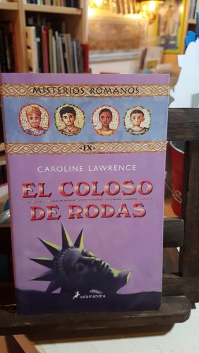 Portada do libro de El coloso de Rodas (Misterios romanos 9)