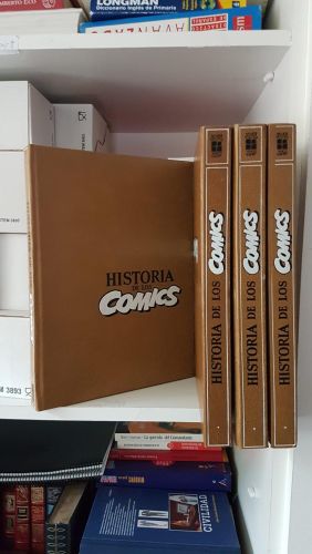 Portada do libro de Historia de los cómics. 4 tomos