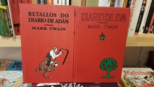 Portada do libro de Diarios de Eva e Adán, Mark Twain