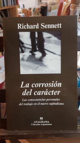 Portada do libro de La corrosión del carácter