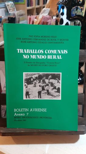 Portada do libro de Os traballos comunais no mundo rural