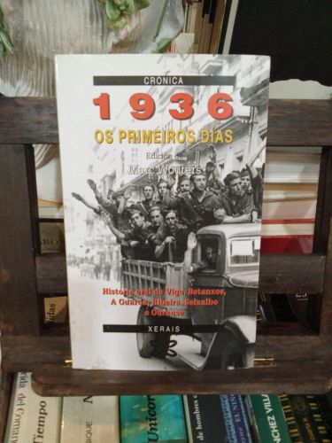 Portada do libro de 1936 OS PRIMEIROS DÍAS