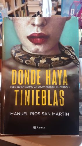 Portada do libro de Donde haya tinieblas