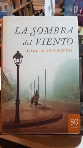 Portada do libro de La Sombra del Viento