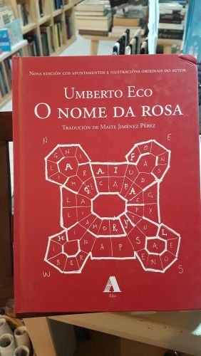 Portada do libro de O nome da rosa