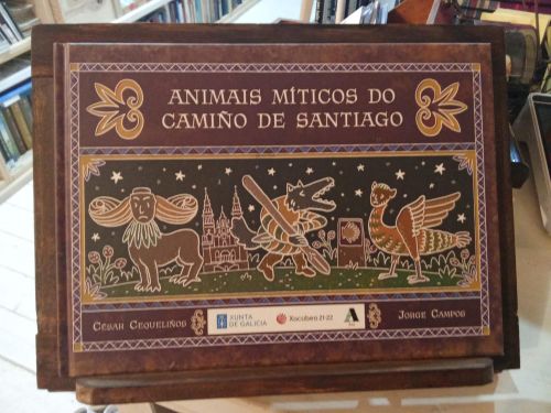 Portada del libro de Animais míticos do Camiño de Santiago