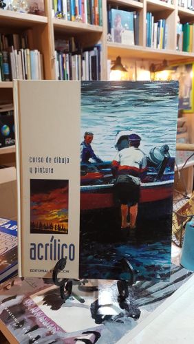 Portada do libro de Curso de dibujo y pintura. Acrílico