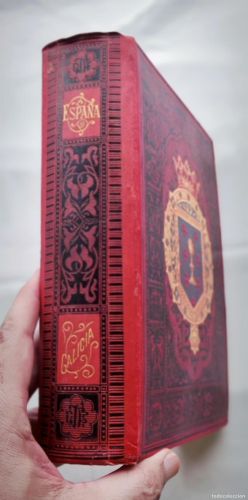 Portada do libro de GALICIA. ESPAÑA SUS MONUMENTOS Y ARTE, NATURALEZA HISTORIA - MANUEL MURGUIA 1888 - 