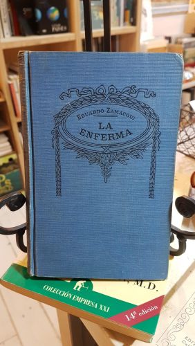 Portada do libro de La Enferma. 