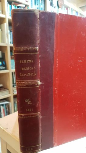 Portada do libro de SEMANA MEDICA ESPAÑOLA - L945