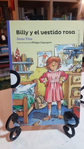 Portada do libro de Billy y el vestido rosa