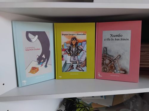 Portada do libro de Tres trovadores e tres contos ilustrados con estoxo
