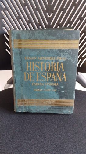 Portada do libro de España Visigoda tomo III. Historia de España 