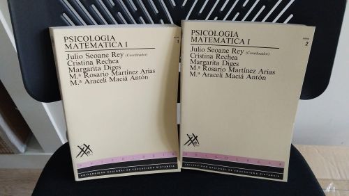 Portada do libro de Psicología matemática. 2 tomos