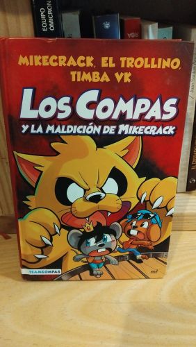 Portada do libro de Compas 4. Los Compas y la maldición de Mikecrack