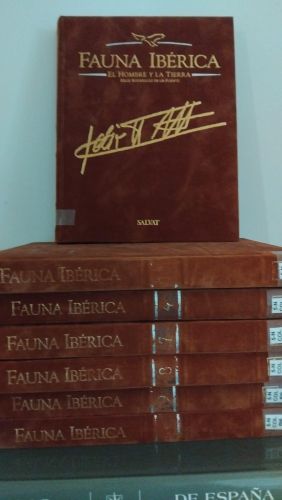 Portada do libro de Fauna ibérica