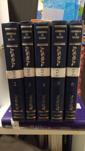 Portada do libro de Geografía de Galicia