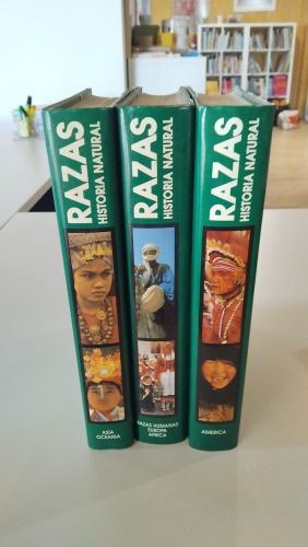 Portada do libro de Historia natural (razas)