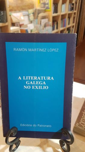 Portada do libro de A literatura galega no exilio