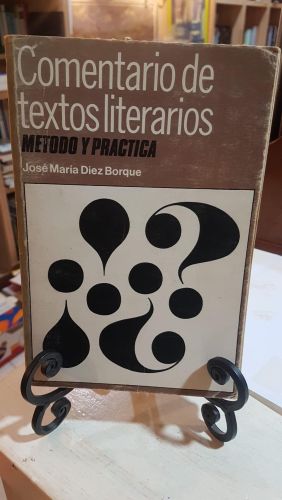 Portada do libro de Comentario de textos literarios