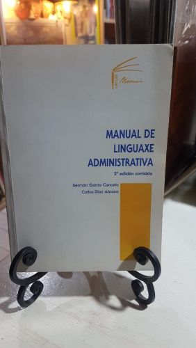 Portada do libro de Manual de linguaxe administrativa